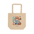 Personalized 'Beach Bum' watercolour beach-bag natural cotton tote bag with a custom name
