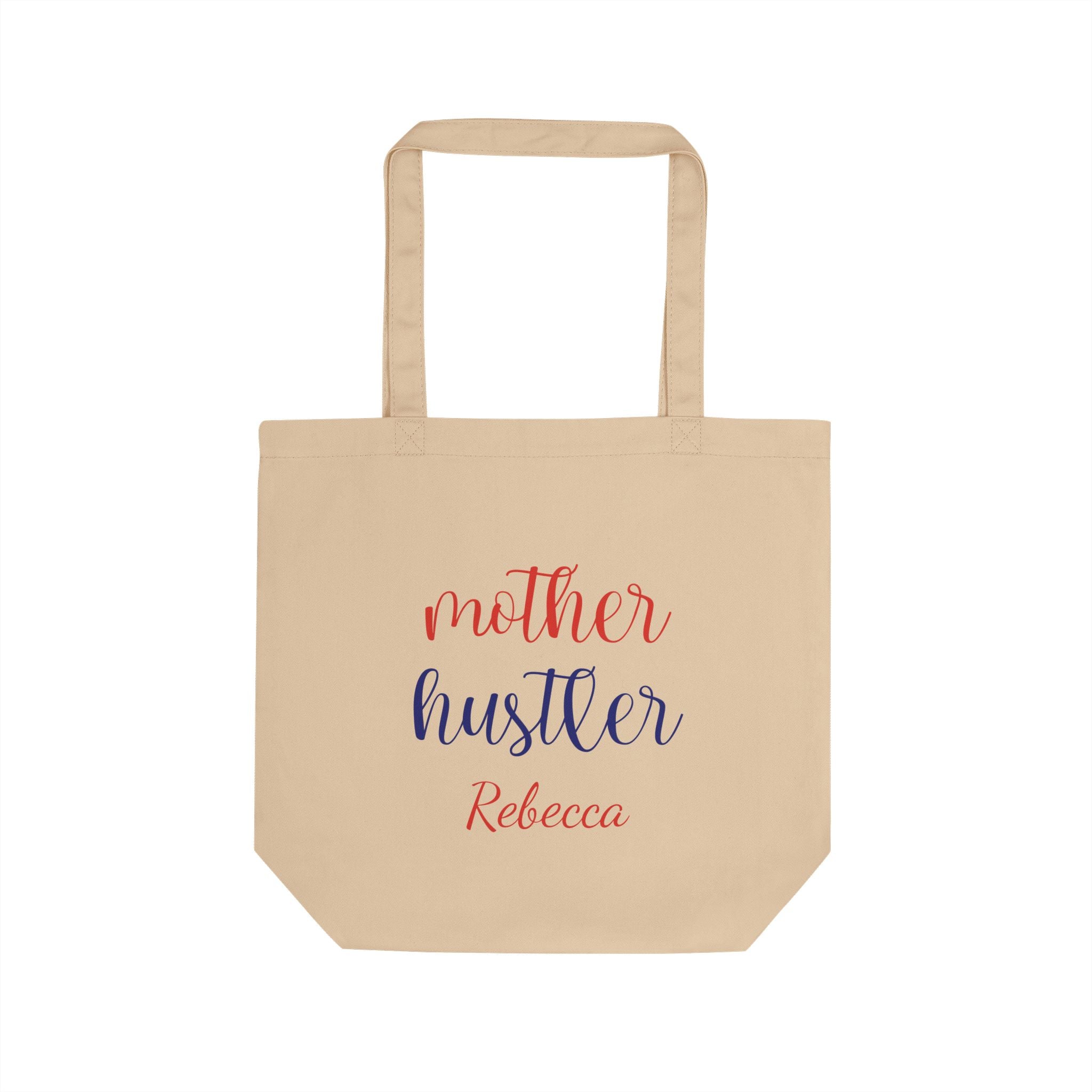 Personalized Mother Hustler tote bag with custom name
